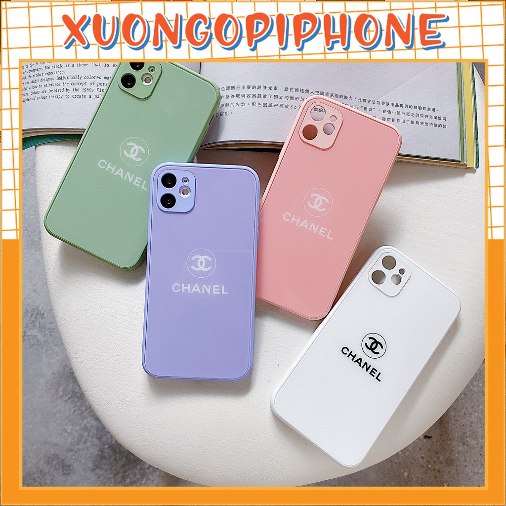 Ốp lưng IP viền nổi bóng Chanel 6/6s/6plus/6s/7/8/7plus/8plus/x/xs/xs max/11/11promax/12/12pro max VNB292