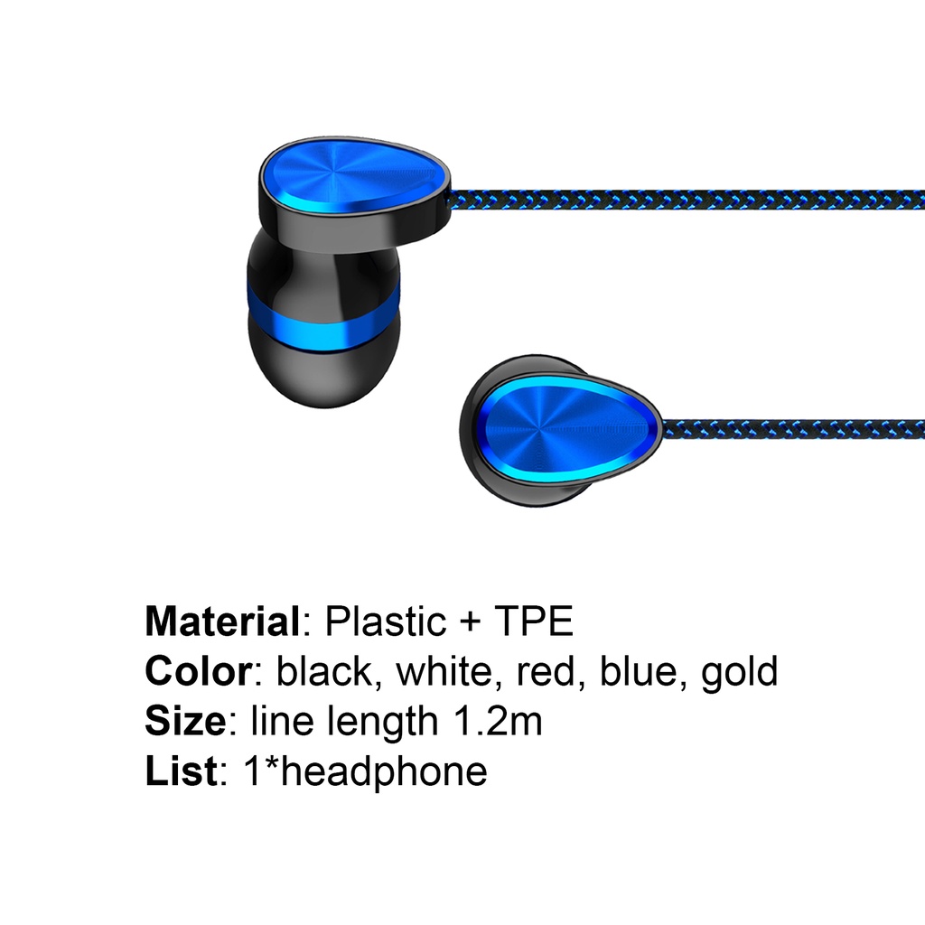 Tai nghe nhét tai có dây 3.5mm có mic cho điện thoại thông minh