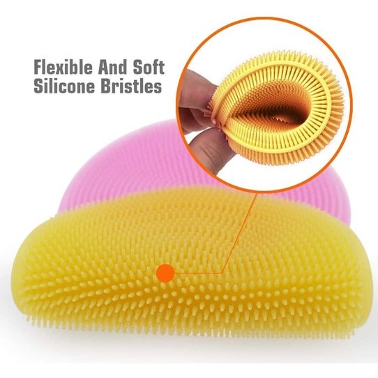 Miếng Rửa Chén Bằng Silicone Cao Cấp Tiện Dụng