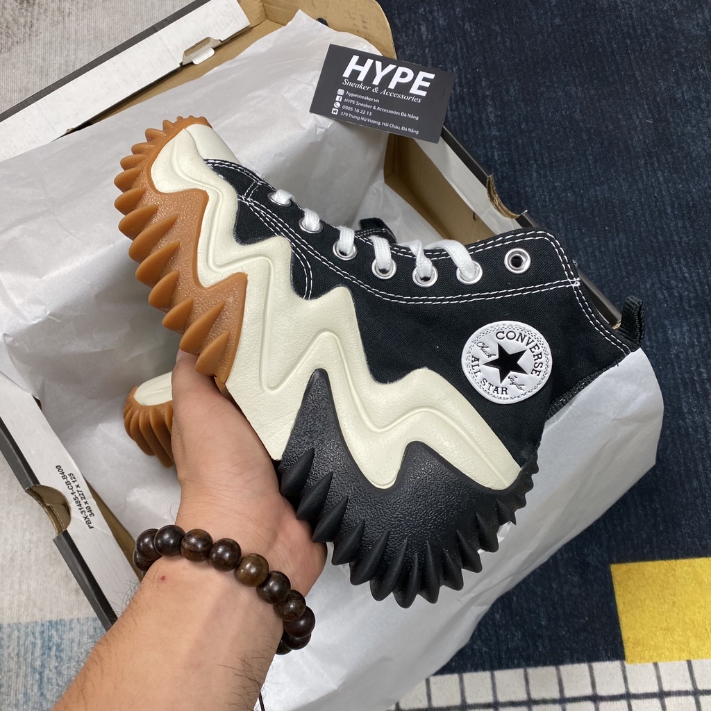 Giày Converse Run Motion Black  - Hype Sneaker | Phiên bản high quality.