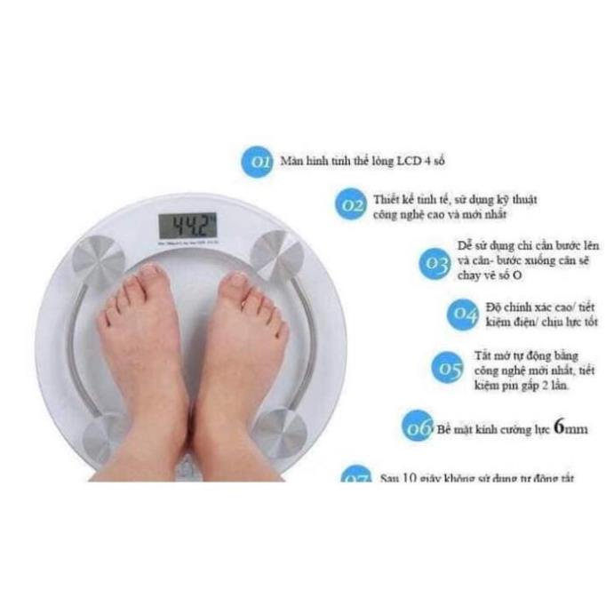 Cân Sức Khỏe Điện Tử thông minh, đa tính năng, dễ sử dụng Personal Scale - TongkhoGiaDung