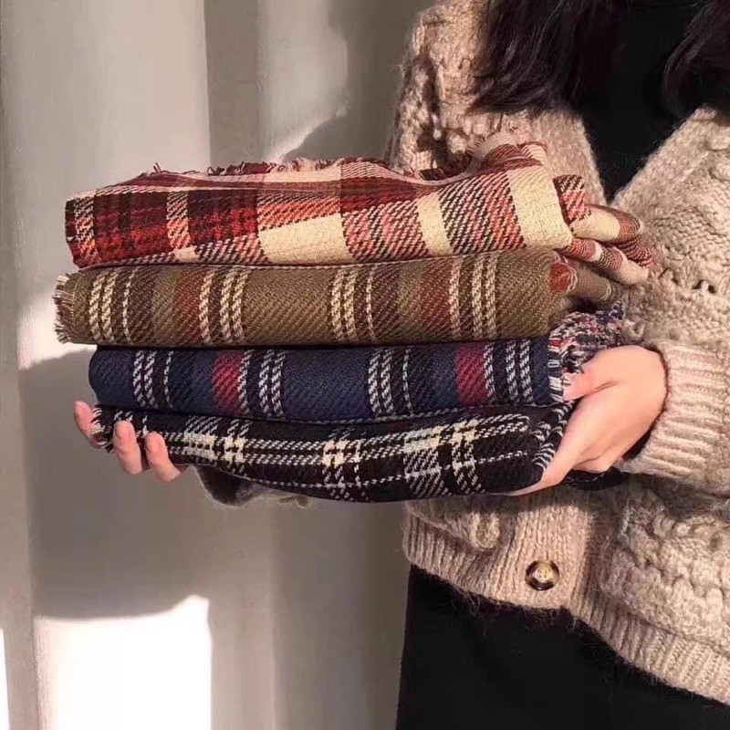 [GIÁ HUỶ DIỆT]🧣KHĂN CARO QUÀNG CỔ