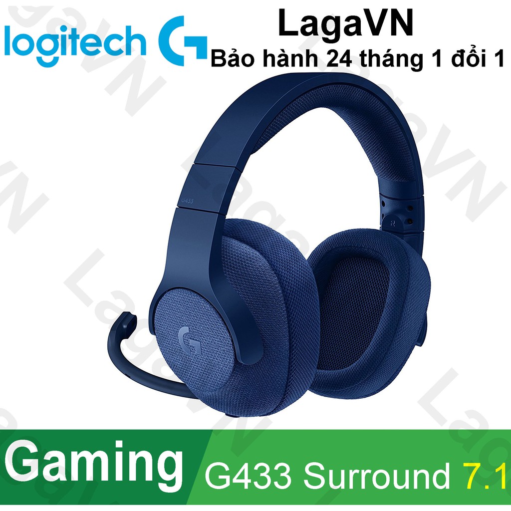 Tai Nghe Gaming Logitech G433 7.1 Surround Wired Headset | BigBuy360 - bigbuy360.vn