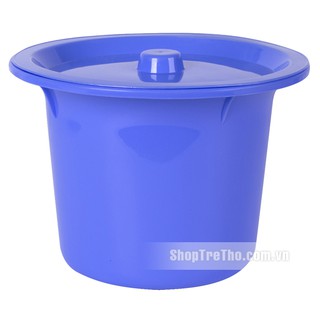Bô Nhựa Vệ Sinh có nắp đậy