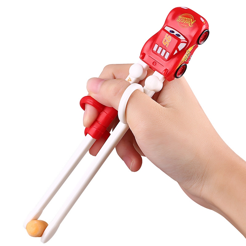 Đôi đũa tập ăn cho bé họa tiết hoạt hình 3d dễ thương