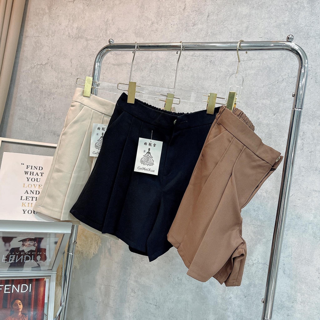 Mã 306-QUẦN SOOC KAKI DẬP LY GIẢ VÁY