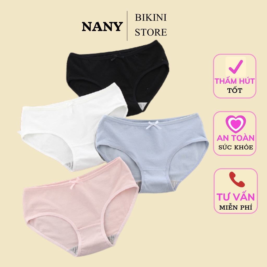 Quần Chip Nữ Chất Liệu Cotton Kháng Khuẩn thoáng mát mềm mại tôn dáng | BigBuy360 - bigbuy360.vn