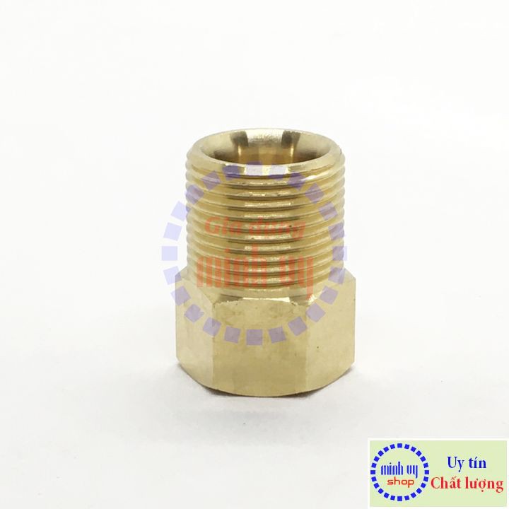 Khớp chuyển ngoài 22mm sang ren trong 18mm phụ kiện máy rửa xe Minh Vy