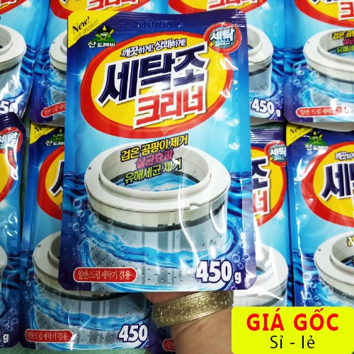 Bột tẩy vệ sinh lồng máy giặt Hàn Quốc Sandokkaebi