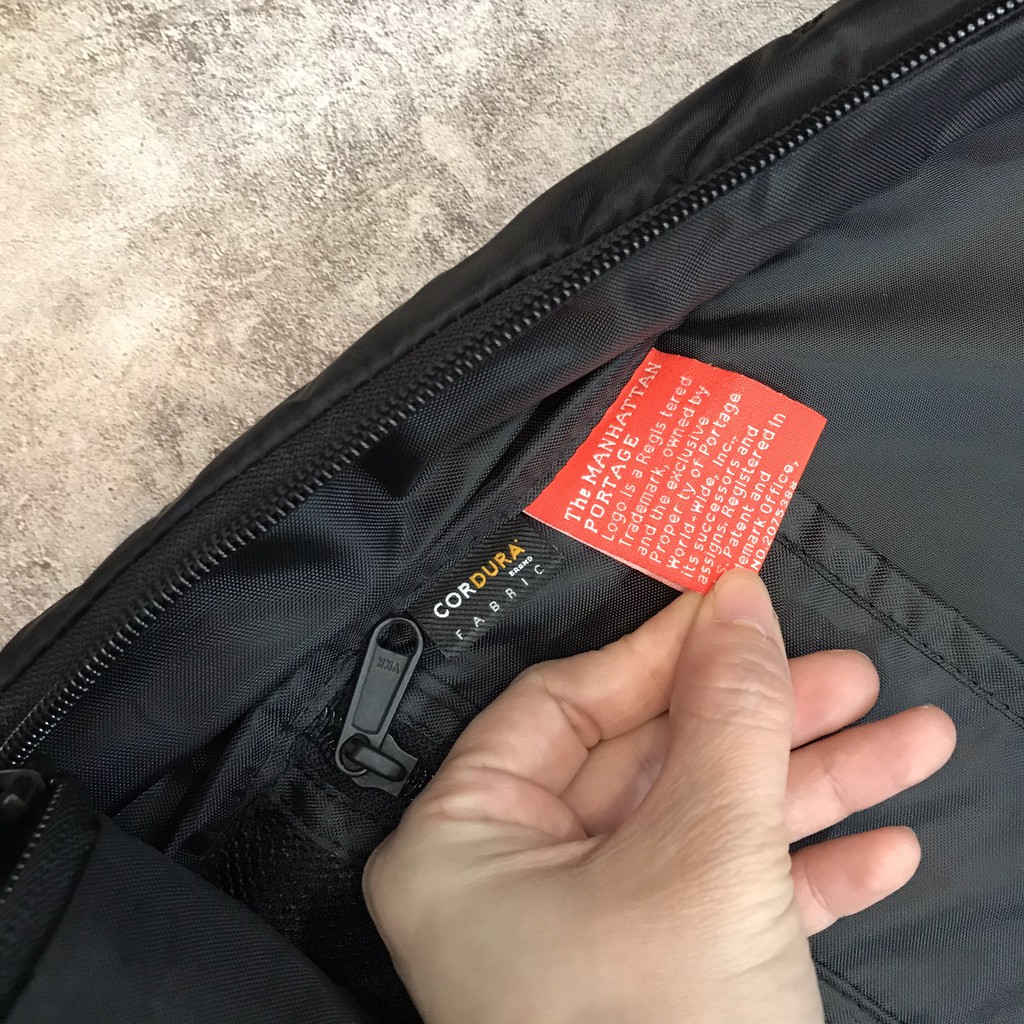 Balo Laptop Manhattan Portage BLACK mp1274twlbl