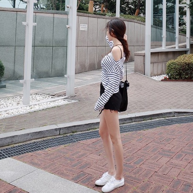 Quần jean đùi lửng Emilyshop ulzzang