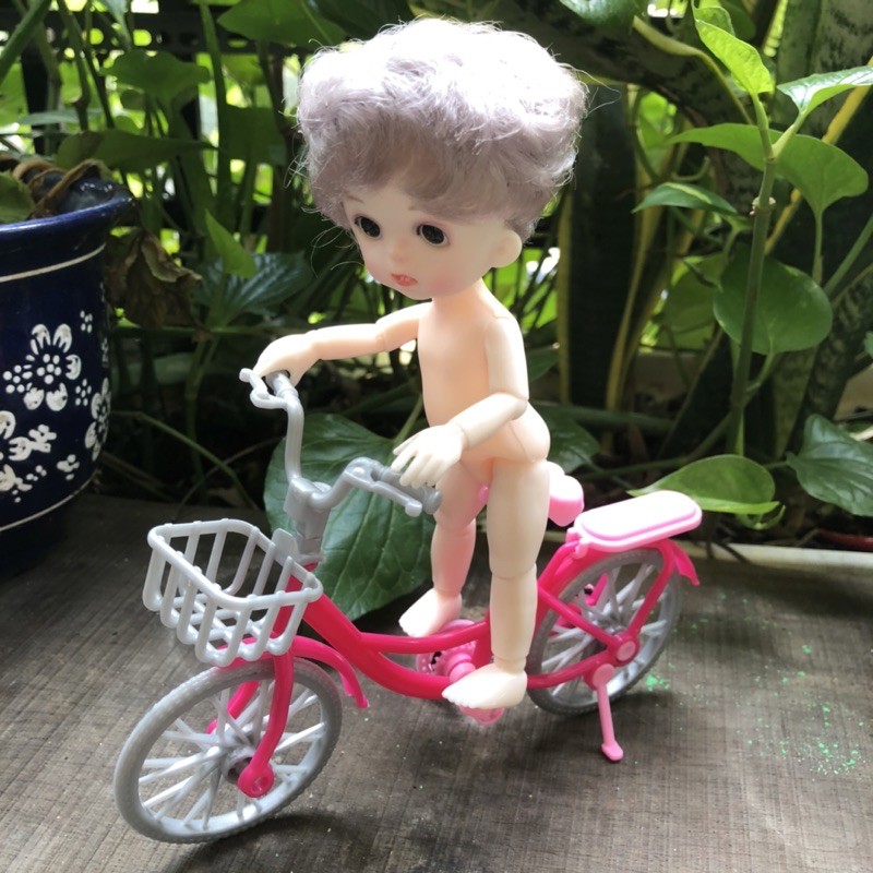 S3- Xe đạp xe máy cho búp bê baboliy bjd 1:8