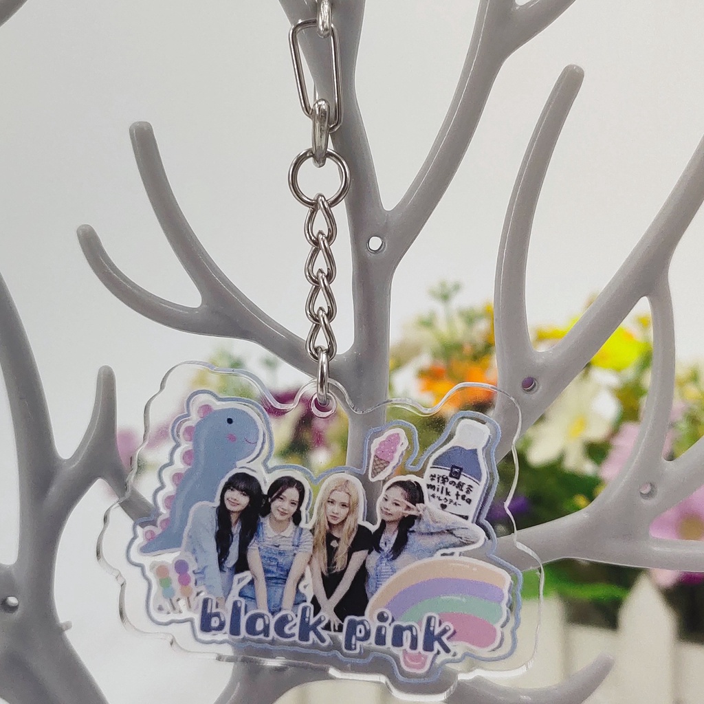 Móc Khóa In Hình Nhóm Nhạc Blackpink Xinh Xắn