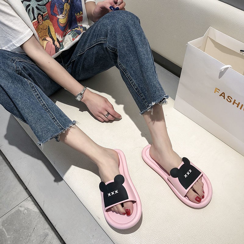 JY001 - Dép thời trang nữ chất liệu caosu hình tai mèo