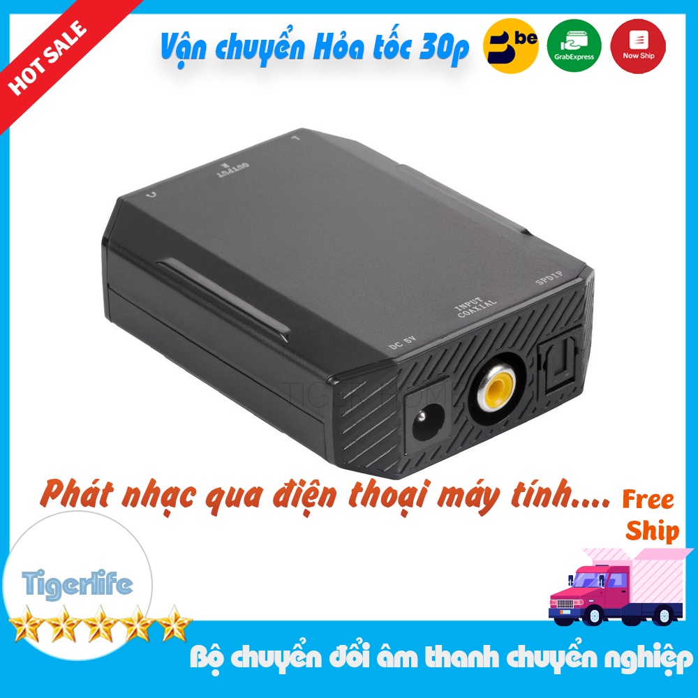 Bộ chuyển âm thanh, OPTICAL to AV tích hợp bluetooth 5.0 cho chất âm chuyên nghiêp có