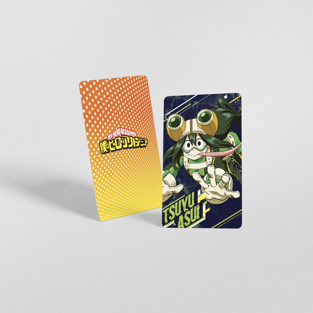 Thẻ My Hero Academia Bo Góc 9x5.4 Giấy Couche
