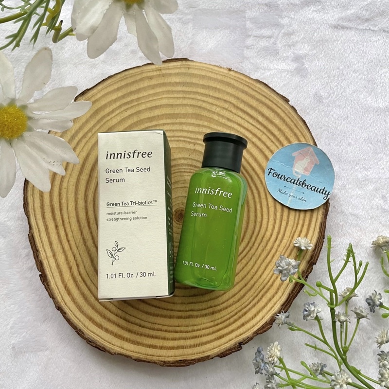 Tinh Chất Dưỡng Ẩm Sâu, Phục Hồi Da Mụn Innisfree Green Tea Seed Serum 80ml