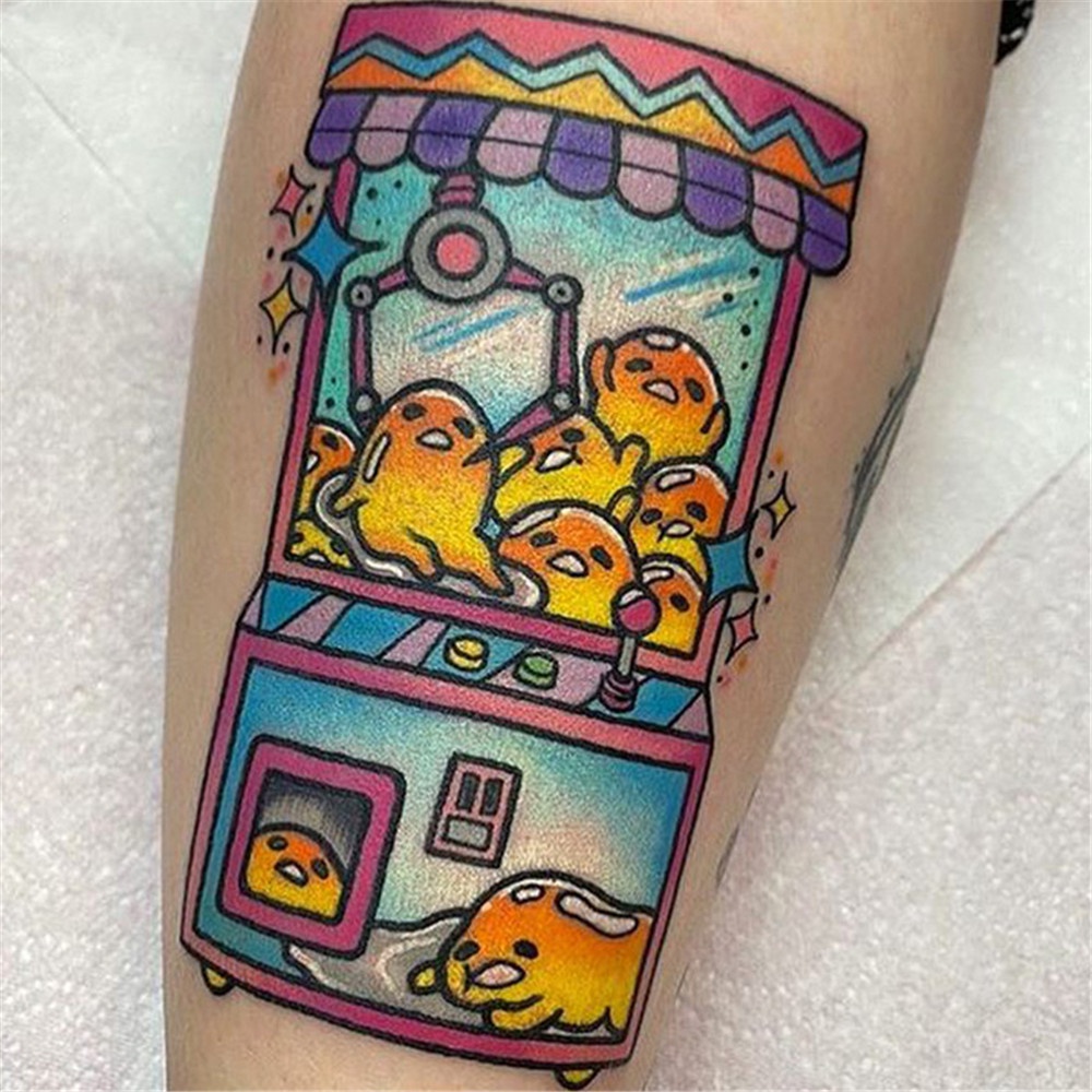 Bộ 17 Tấm Hình Xăm Dán Họa Tiết Hoạt Hình Powerpuff Girls Chống Nước Lâu Trôi Cho Nữ