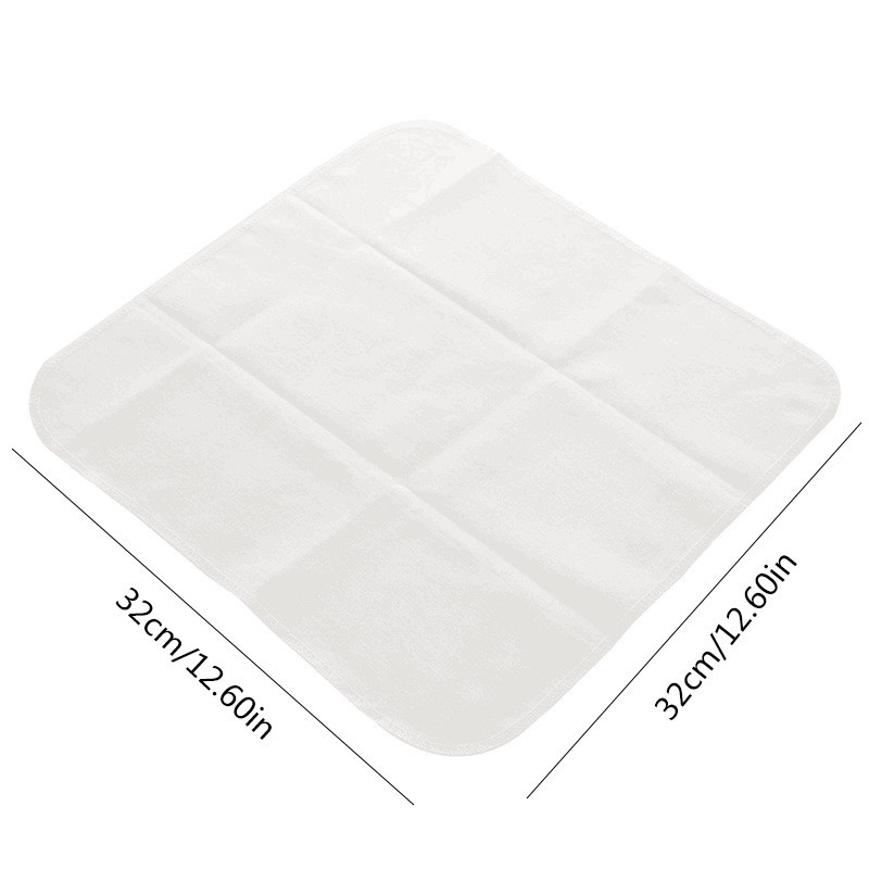 Tấm Vải Lót Hấp Bánh Bao Hình Vuông Bằng Vải Cotton Không Dính Có Thể Tái Sử Dụng