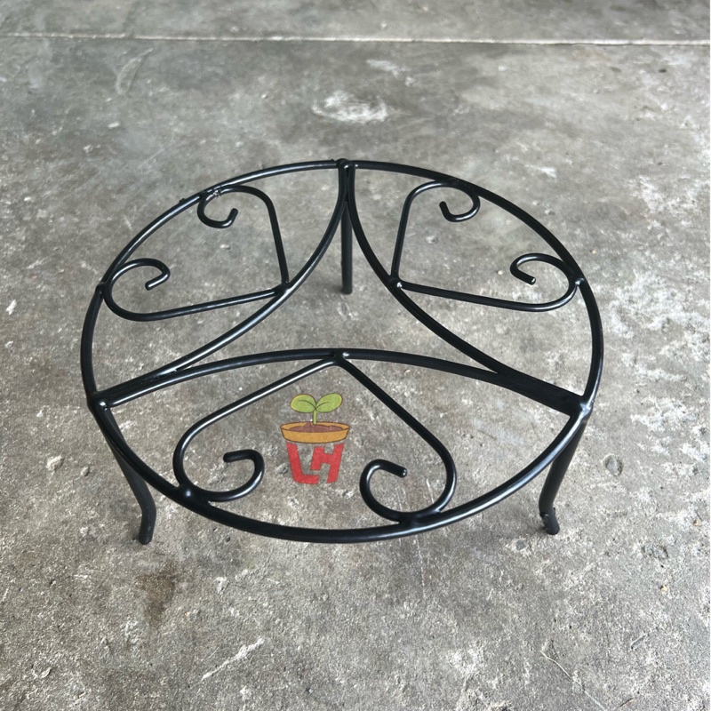 Kệ sắt tròn, vuông đặc sơn tĩnh điện, đôn chậu cây - Đk 22cm, 30cm