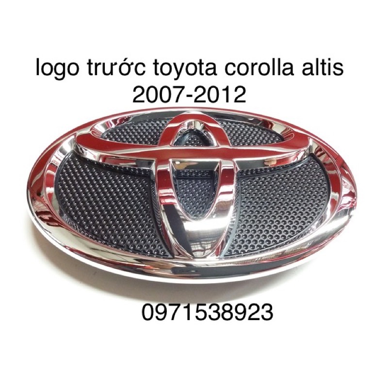 logo trước TOYOTA COROLLA ALTIS 2007-2012 xịn toyota oem