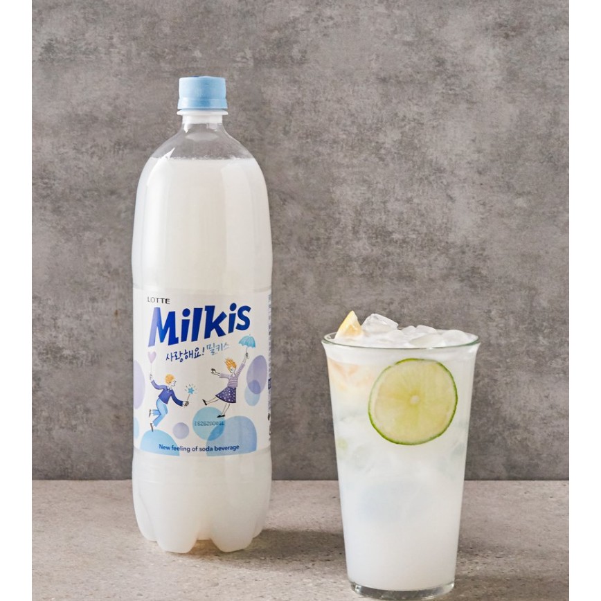 [LOTTE] NƯỚC SODA MILKIS VỊ SỮA 1.5L - [롯데] 밀키스 1.5L