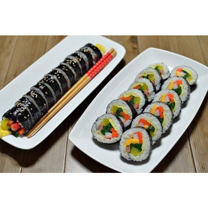 Lá kim cuốn cơm 10 lá Hàn Quốc