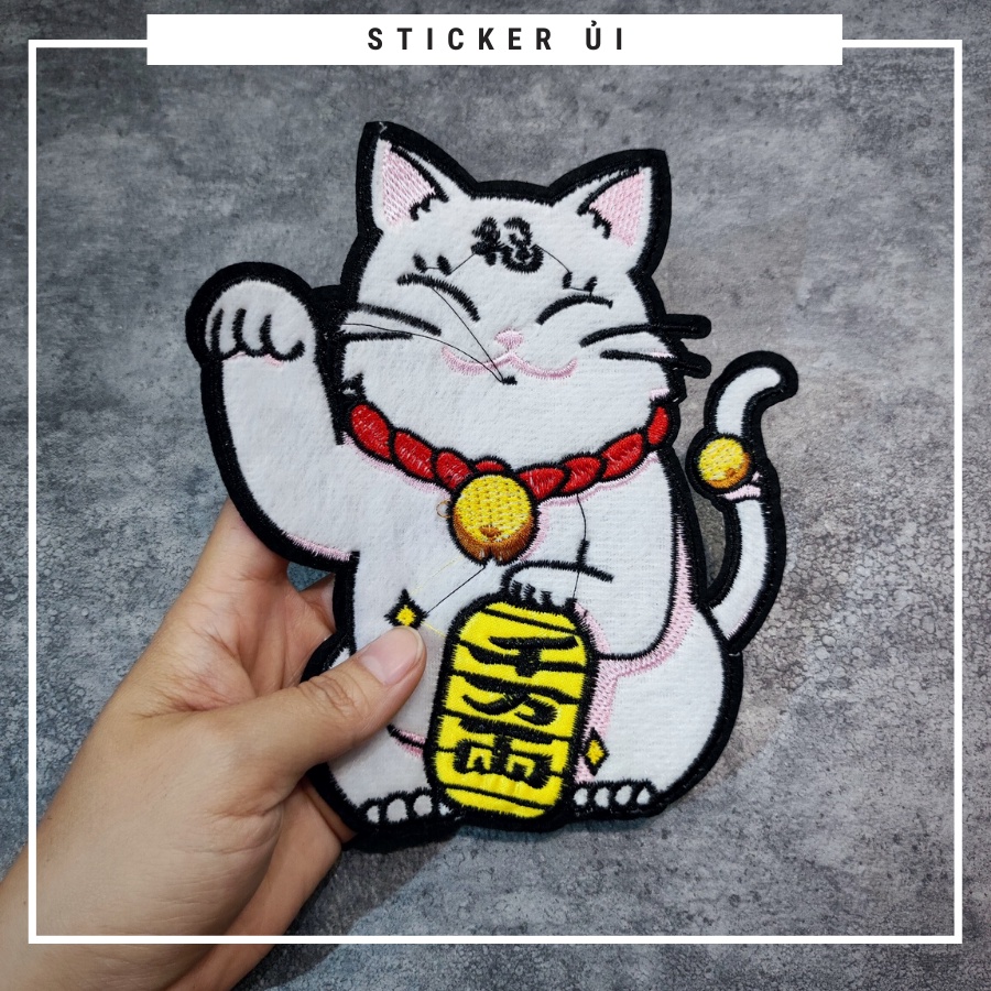 Sticker ủi áo Cao cấp - CÓ SẴN KEO ỦI - sticker vải dùng làm miếng vá áo, phụ kiện trang trí quần áo, balo, giày, nón