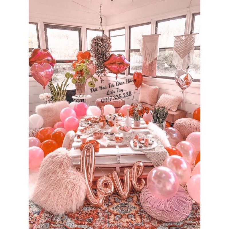 Bóng Love liền Trang Trí Thêm Xinh