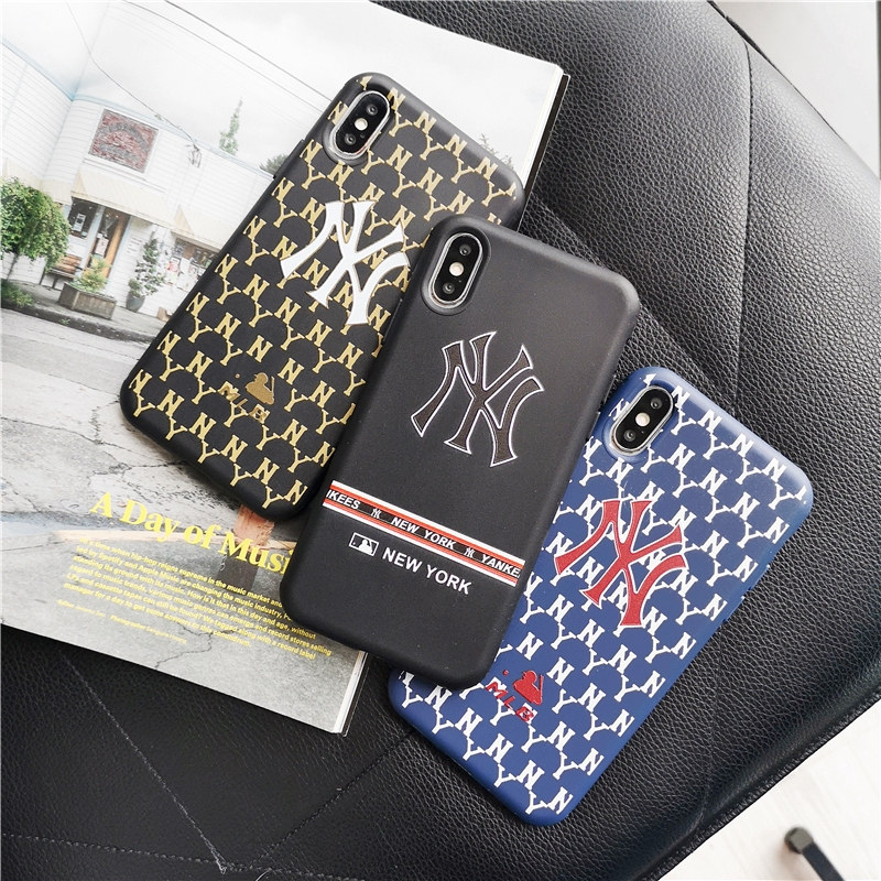 MLB Yankees Fashion brand Trend brand iphone case New York Yankees Major League of American Professional Baseball soft or hard case iphone 6 Plus 6S Plus 7Plus 8Plus X XR XS Max iphone 11 pro Max