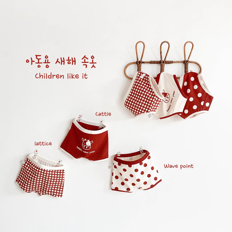 Set 3 Quần Lót In Hình Dễ Thương Cho Bé