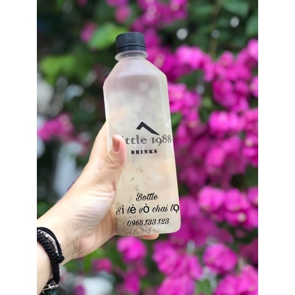 Combo 5 Chai nhựa dày vuông cao 500ml