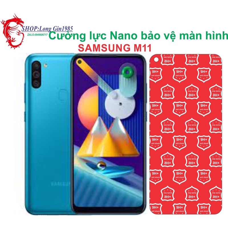 Samsung M11 Cường lực Nano chống va đập chống trầy xước