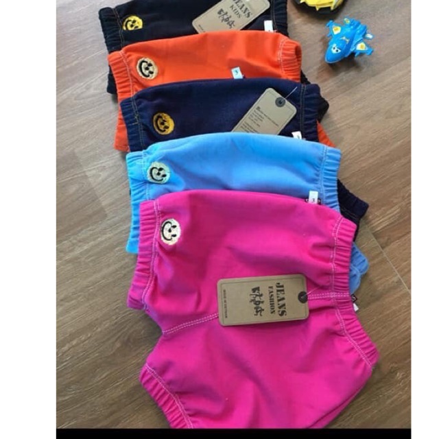 Quần giả jeans đùi cho bé 6-16kg