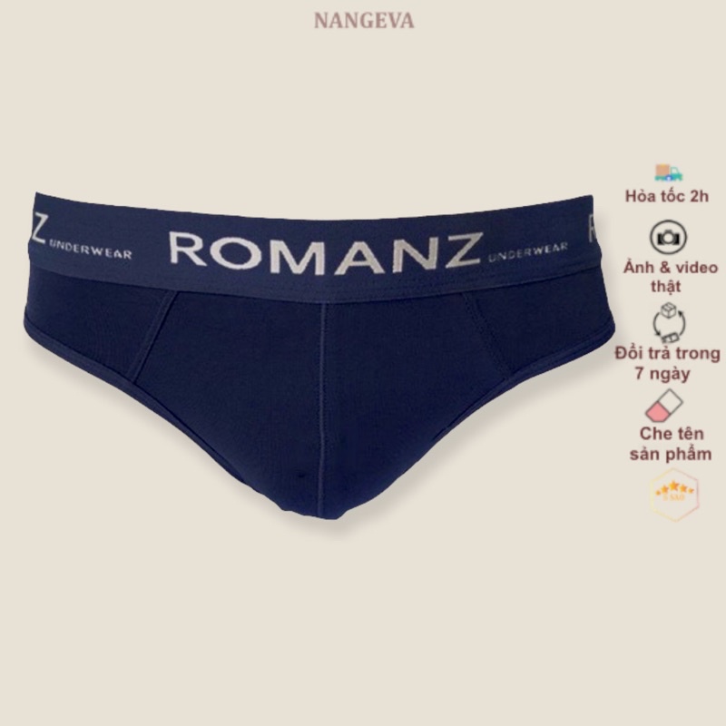 Combo 3 quần lót nam cao cấp romanz NANGEVA ms502
