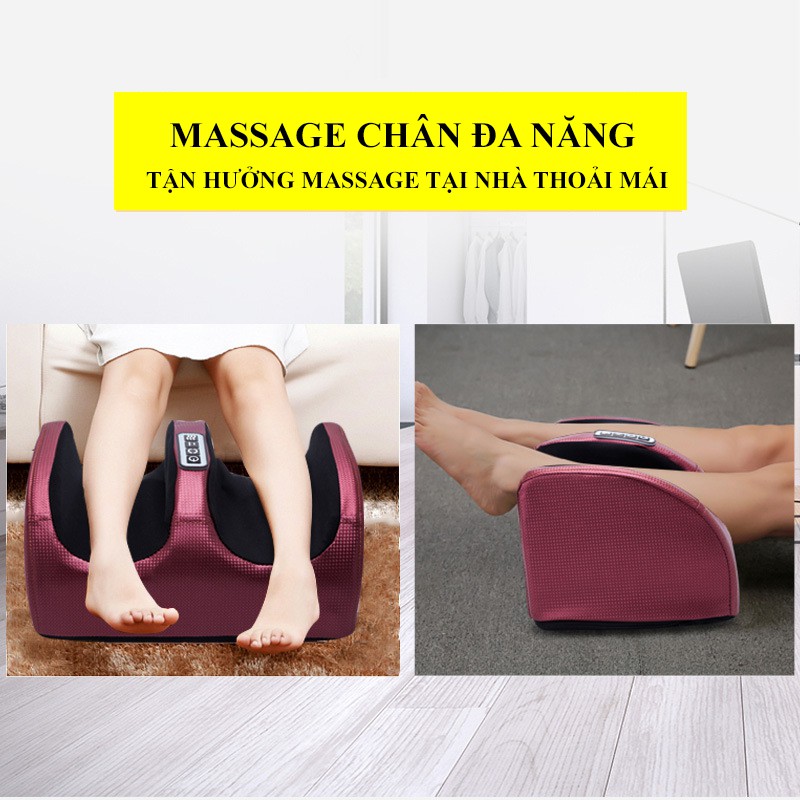 Máy massage bàn chân, thiết bị massage bấm huyệt bàn chân gia đình, an toàn và tiết kiệm