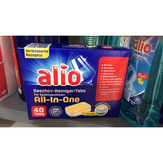 Viên rửa chén Alio All in 1 loại 40 viên ( hàng nhập khẩu )