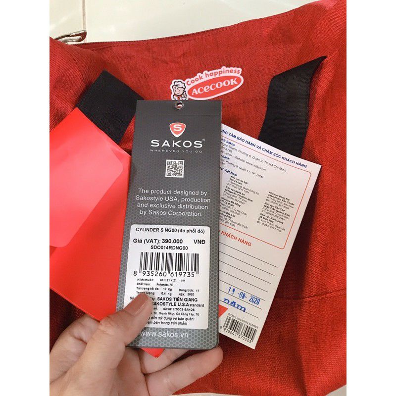 Túi trống thể thao, gym hãng Sakos