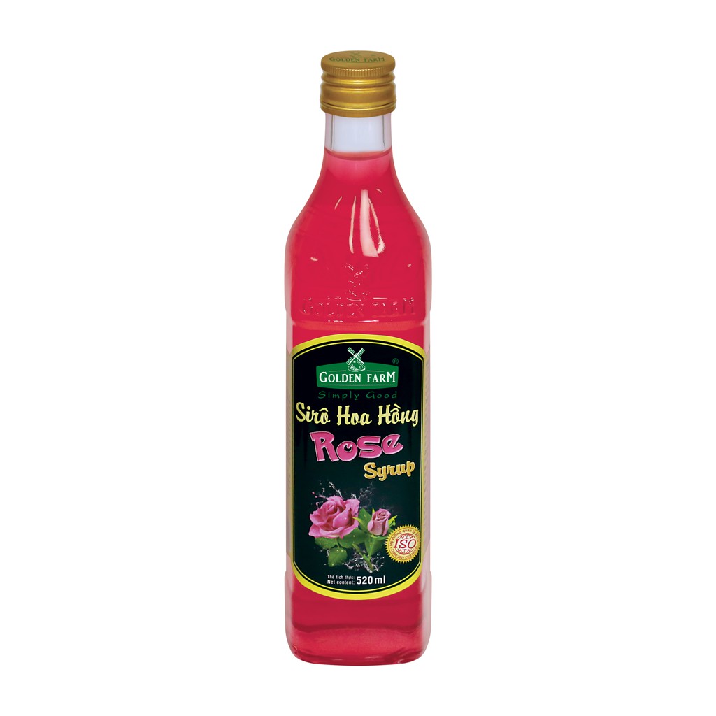 Syrup Golden Farm Hoa Hồng (Rose Syrup) 520 ml - SGF027