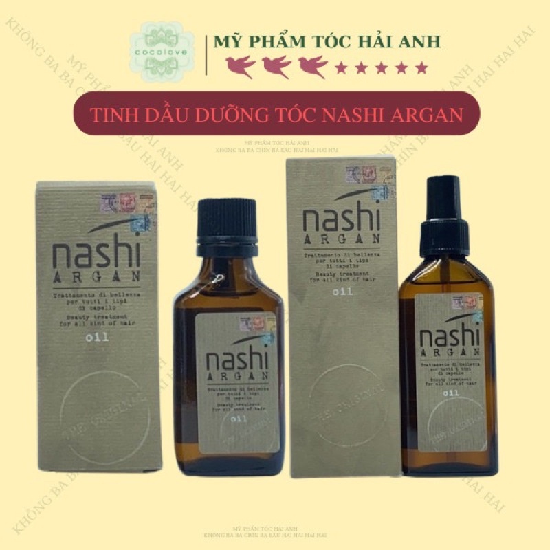 Tinh Dầu Dưỡng Tóc NASHI ARGAN OIL CHÍNH HÃNG