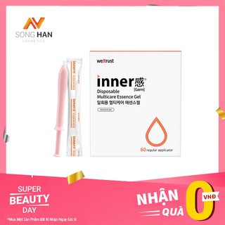 [Mỹ Phẩm] Đũa Thần Inner Gel SH2C3 Gel Phụ Khoa Dưỡng Ẩm Và Làm Sạch 60 Que Xuất Xứ Hàn Quốc - Cao Cấp