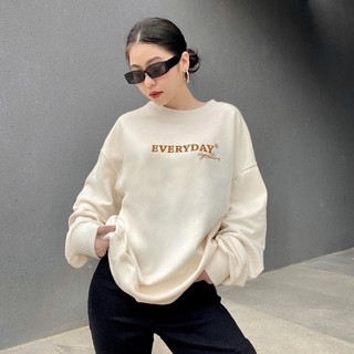 Áo nỉ sweater everyday signature