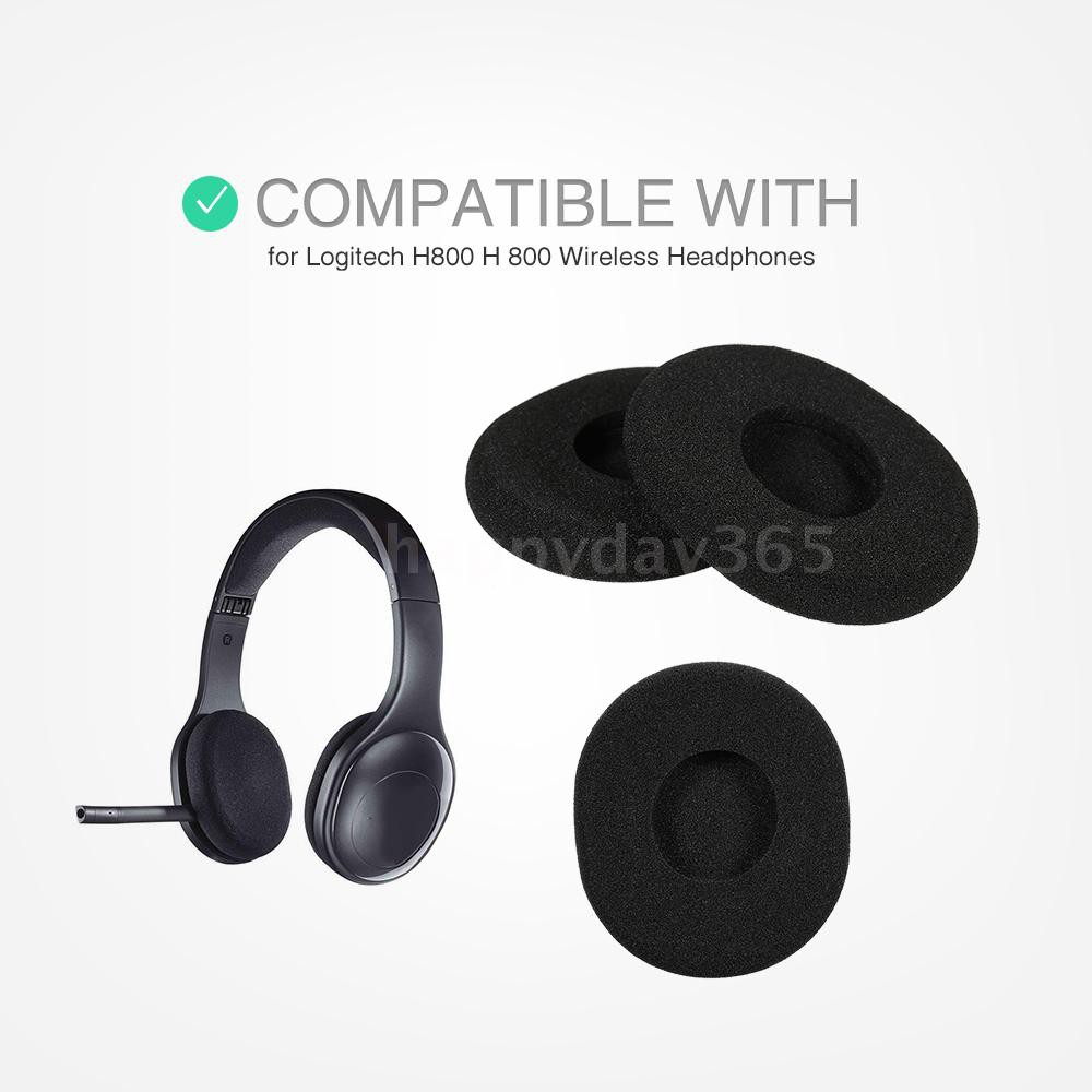 ☆Replacement Earpads Ear Pad Cushion Soft Foam for Logitech H800 H 800 Wireless Headphone Earphone