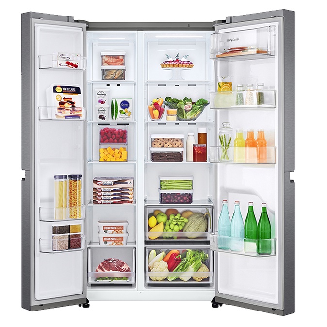 GR-B257JDS -- MIỄN PHÍ CÔNG LẮP ĐẶT -Tủ lạnh LG Inverter 649 Lít GR-B257JDS Mới 2022