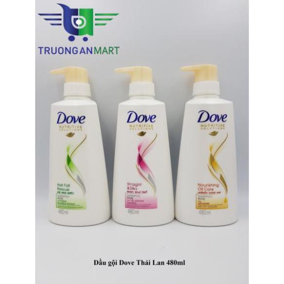 TỔNG BUÔN SLL Gội xả Dove Thái lan ( dầu gội 480 ml - Dầu xả 460ml)