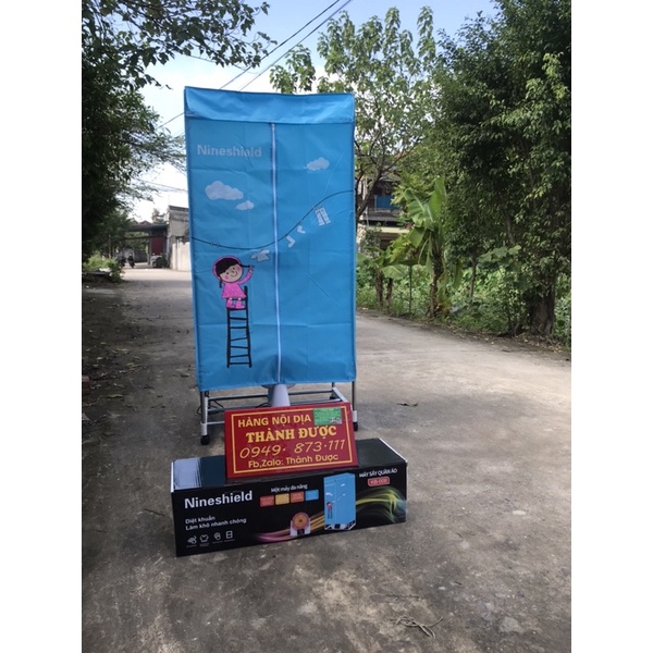 Tủ Sấy Quần Áo 3 Chức Năng Công Suất Lớn 8 Phím Cảm Ứng Sưởi-Sấy-Gió Mát Tiêu Chuẩn Châu Âu