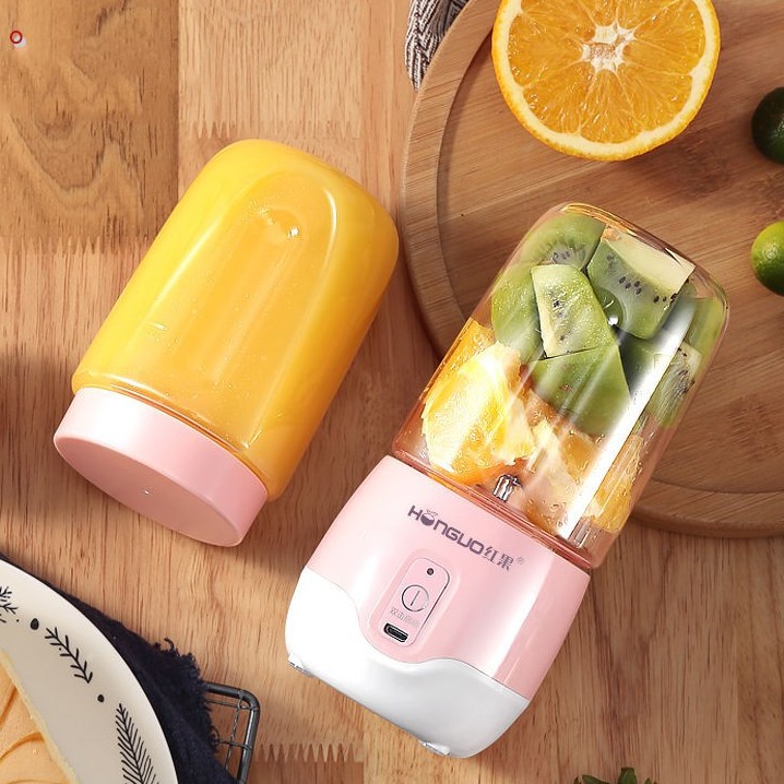 Máy xay sinh tố cầm tay mini sạc pin, Máy say sinh tố đa năng mini 300ml