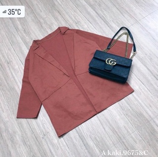 Áo vec kaki - C