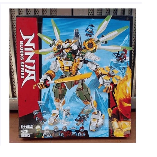 Lắp Ráp Xếp Hình Ninjago Movies Mô Hình Robot Titan Của LOYD 929 Khối -Đồ Chơi Trẻ Em
