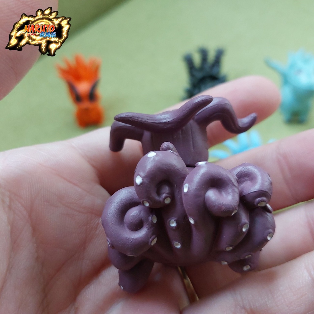 Mô hình Bát Vĩ Khổng Ngưu Naruto Hachibi Gyuki Một trong Cửu vĩ thú hoạt hình nhẫn giả Na Ru To 1524 9